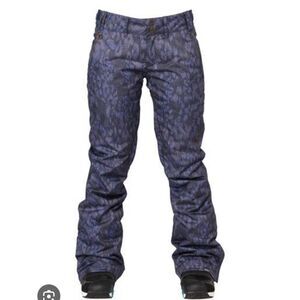 Roxy Blue Patterned Women's Pants
